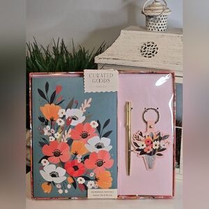 Stationary Gift Set - Notebook, Pen & Keyring